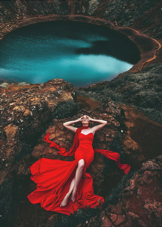 Glut am Abgrund | Leinwand-Bilder