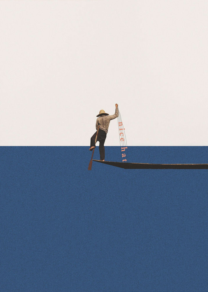 À la pêche aux compliments | Tableaux sur Toile