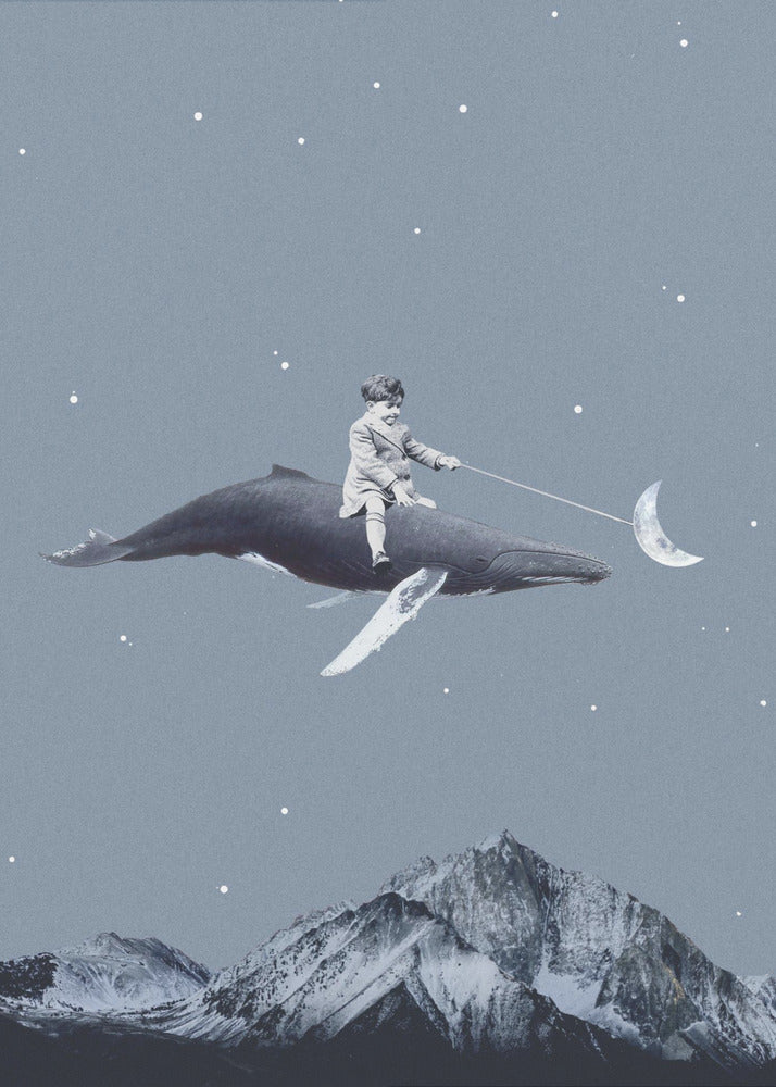 Zielen Sie auf den Mond | Poster - Kunstdruck