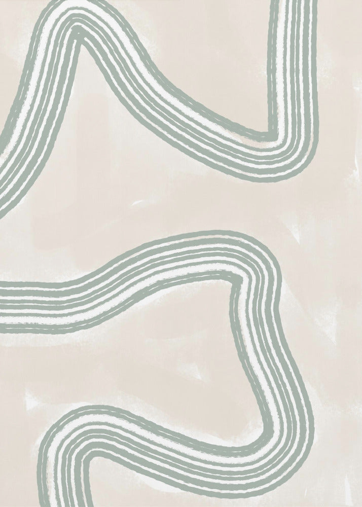 Geschwungene Ruhe | Poster - Kunstdruck