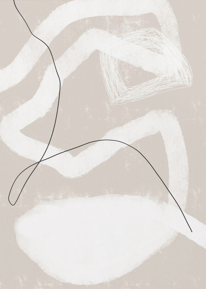 Organische Linien und Formen | Poster - Kunstdruck