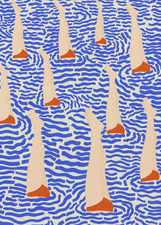 Badende | Leinwand-Bilder