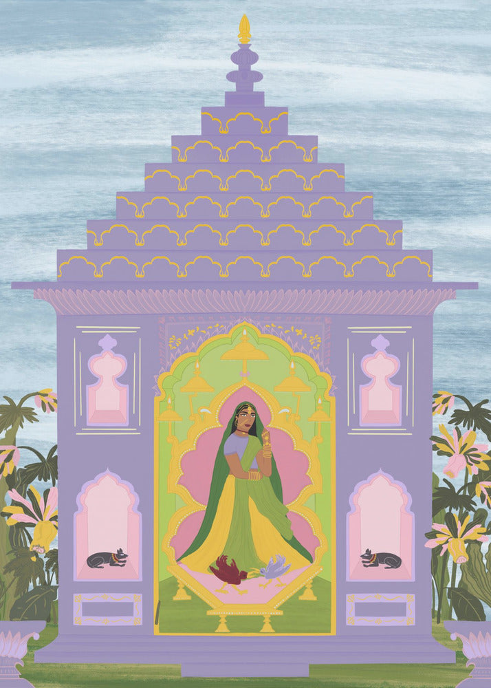 Indischer Garten | Leinwand-Bilder