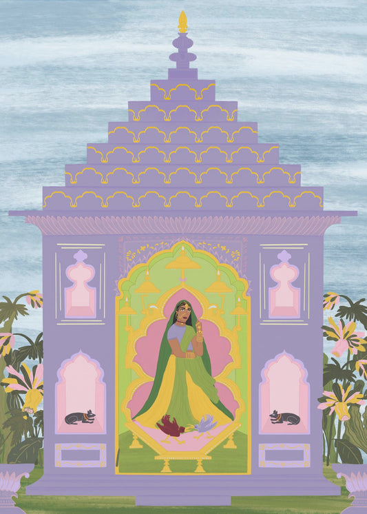 Indischer Garten | Leinwand-Bilder