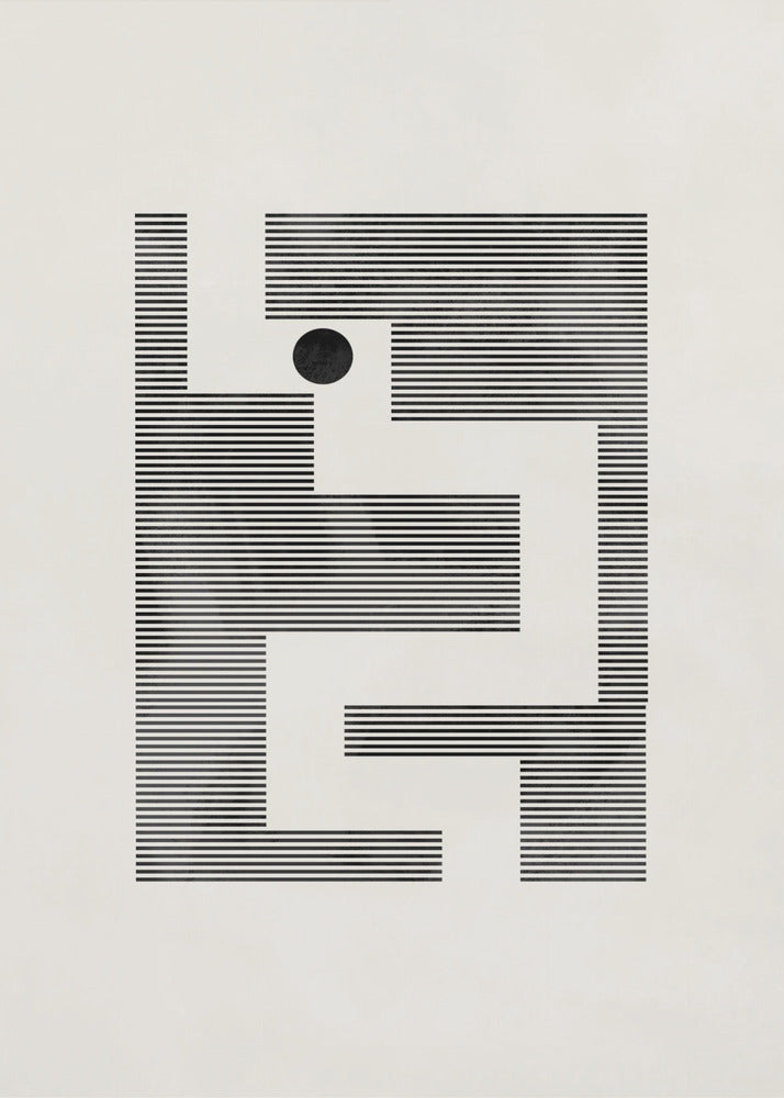 Minimalist maze | Poster