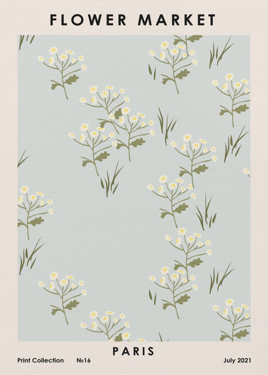 Kukkamarkkinat Pariisissa | Canvastaulut