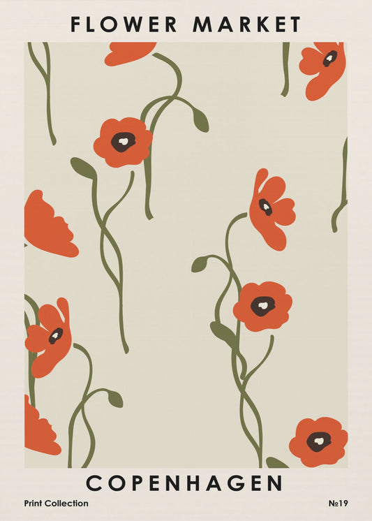 Blumenmarkt Kopenhagen | Leinwand-Bilder