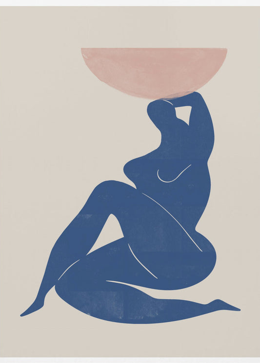 Maljakko ja nainen | Canvastaulut