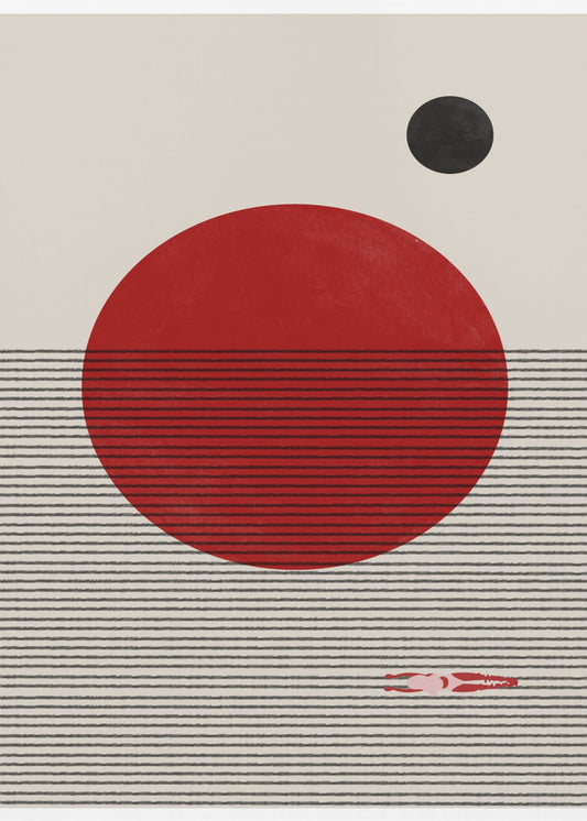 Nadando hacia ti | Impresiones en Lienzo