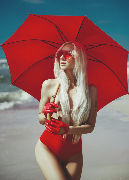 Det röda paraplyet | Canvas