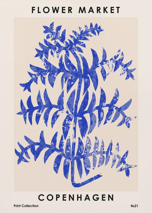 Blumenmarkt. Kopenhagen | Poster - Kunstdruck