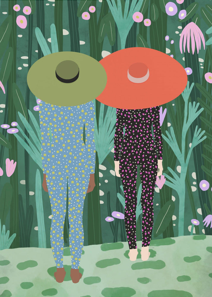 Dschungel-Pyjama | Leinwand-Bilder