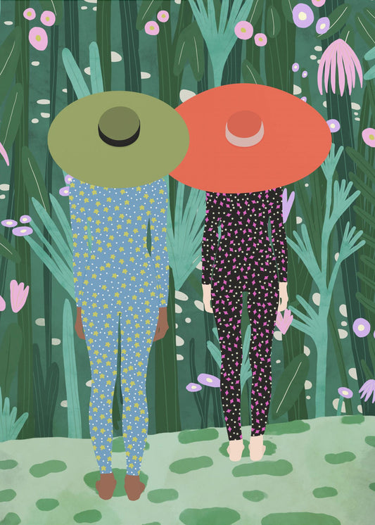 Dschungel-Pyjama | Leinwand-Bilder