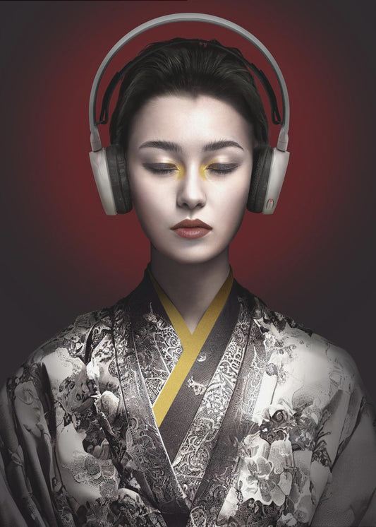 Sinfonía de geishas | Impresiones en Lienzo