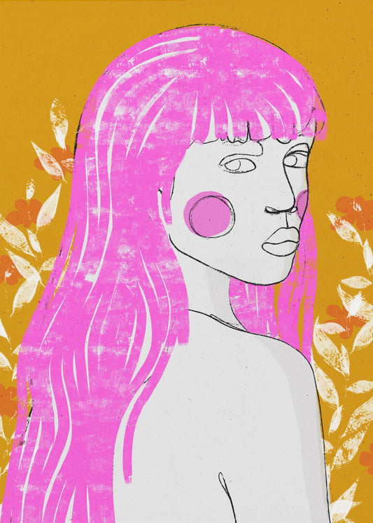 Rosa Flüsterblick | Poster