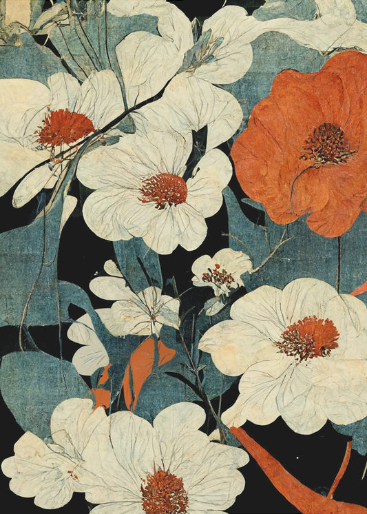 Azjatyckie Kwiaty | Wydruki na łótnie