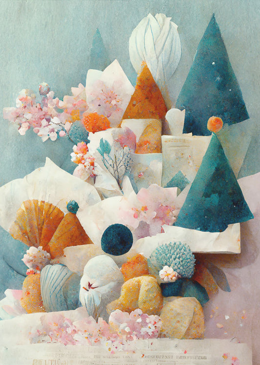 Wunderliche Blütenlandschaft | Poster