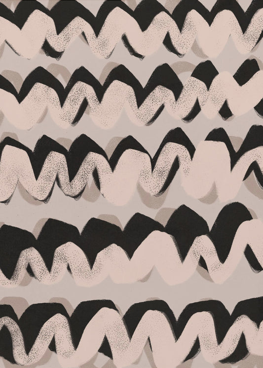 Zickzack-Wandteppich | Poster