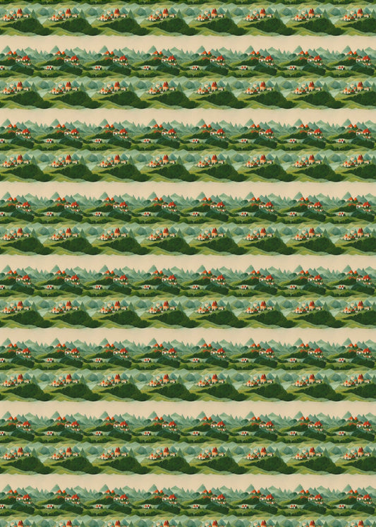 Endlose grüne Hügel | Poster