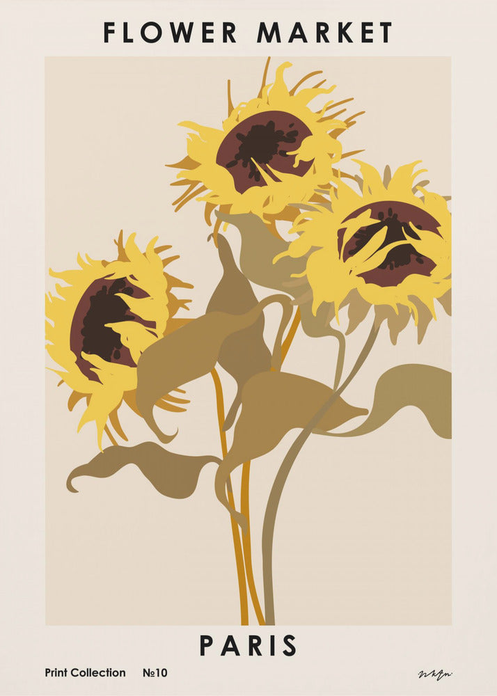 Blumenmarkt. Paris | Leinwand-Bilder
