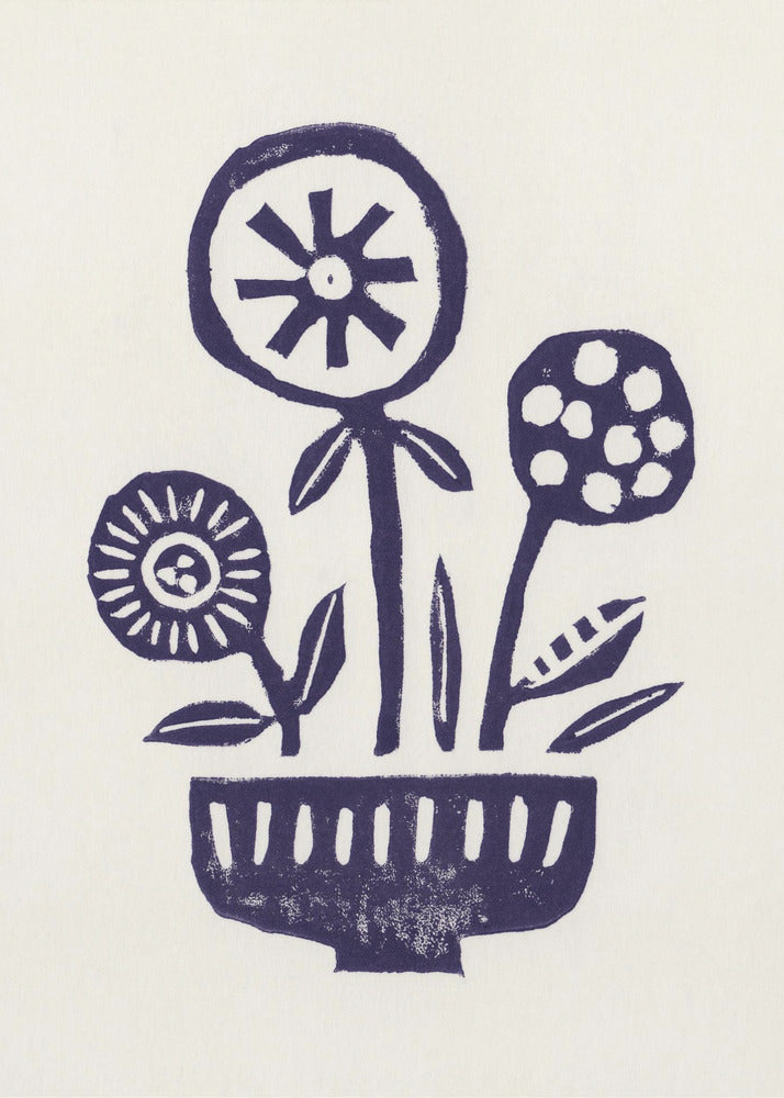 Einheimische Blumen | Poster - Kunstdruck