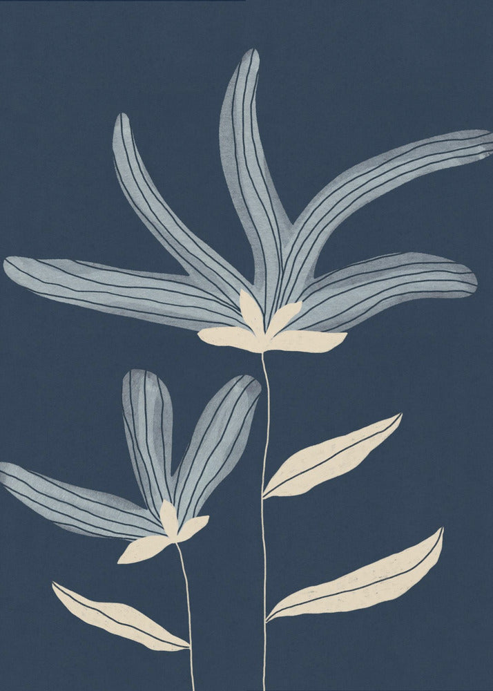 Zwei Blumen | Leinwand-Bilder