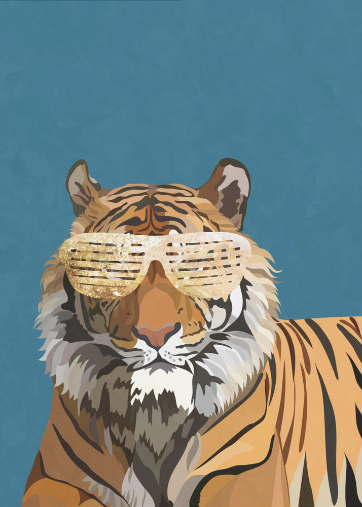 Hip-Hop-Tiger | Leinwand-Bilder
