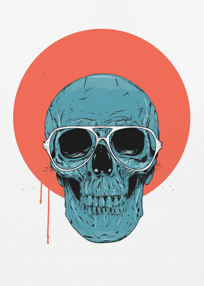 Blue Skull II | Canvas