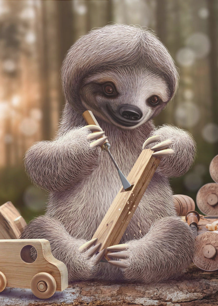 SLOTH THE TOY MAKER | Poster