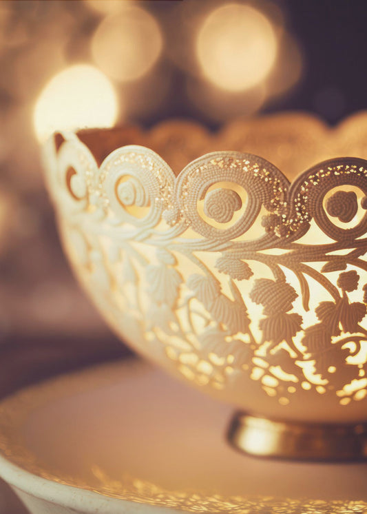 Goldener Spitzenglanz | Poster