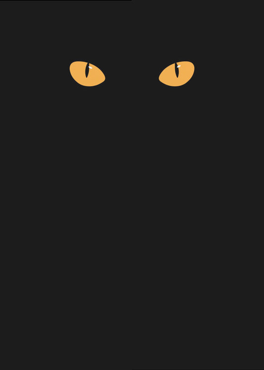 Halloween cat eyes | Poster