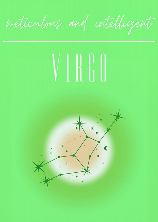 Jungfrau Sternzeichen Druck Kunst | Poster