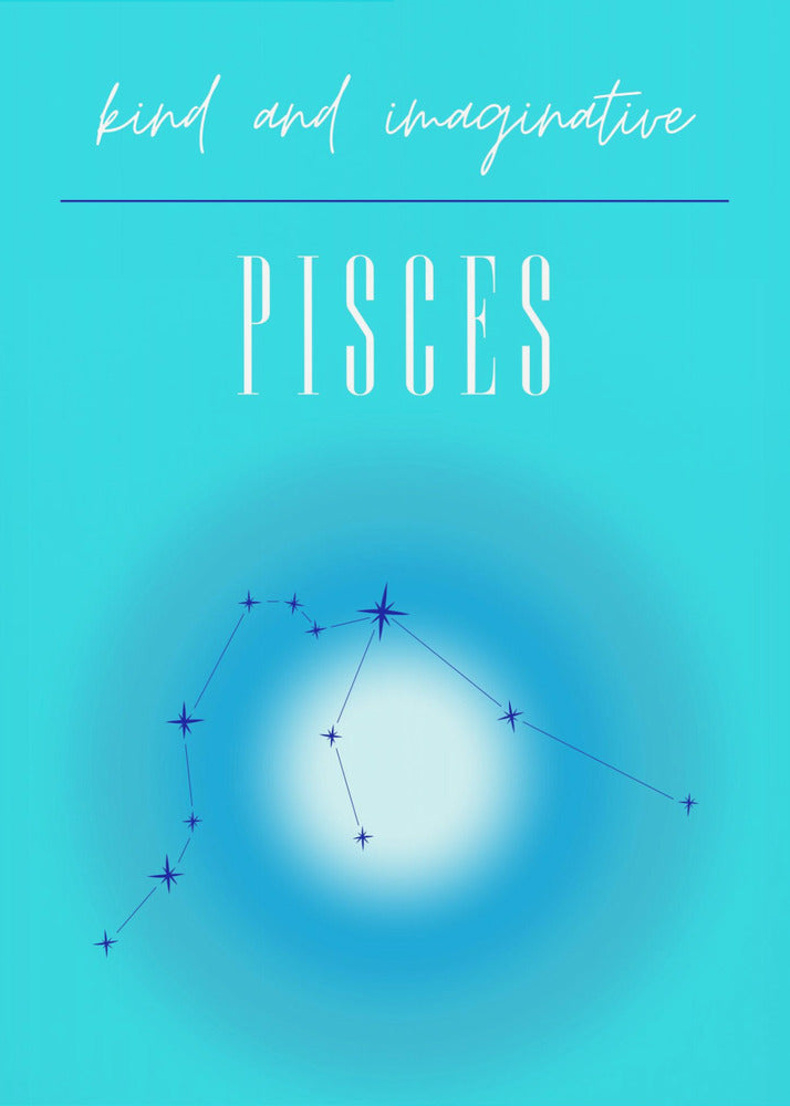 Fische Sternzeichen Poster