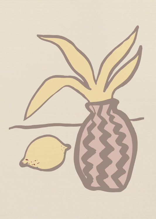 Zitrone | Poster - Kunstdruck