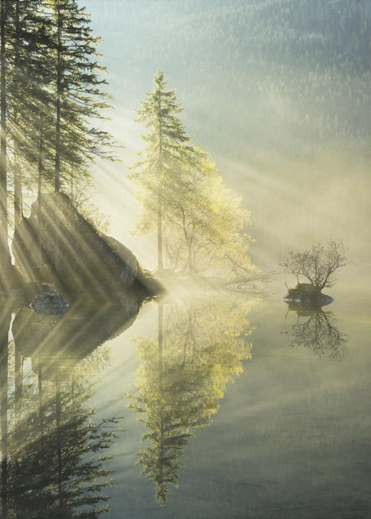 Promienie Boga pionowe | Wydruki na łótnie