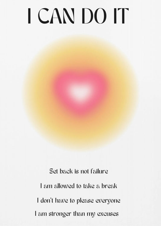 Motivoiva aura Julisteet - Taidevedokset | Canvastaulut