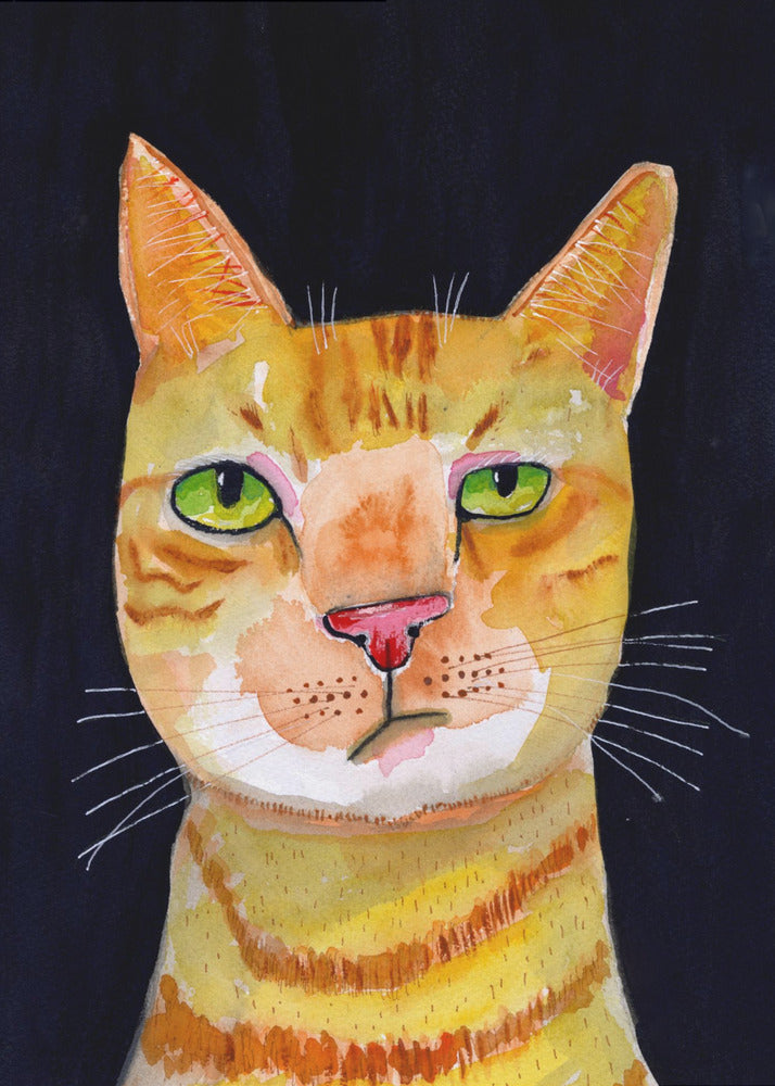 Gato pelirrojo Posters - Impresiones de Arte