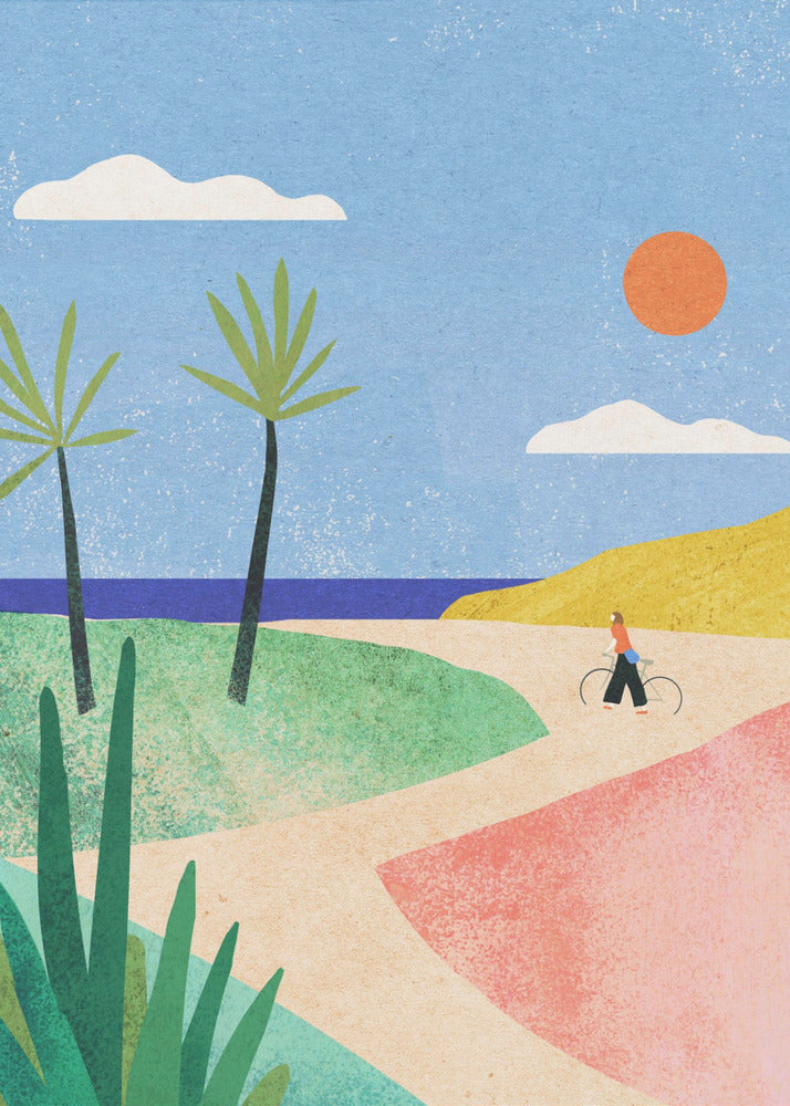 Strandmädchen | Leinwand-Bilder