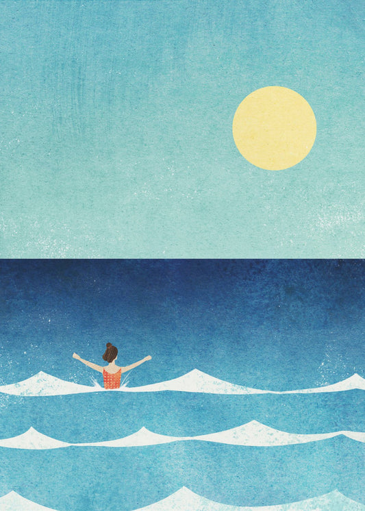 Schwimmen im Meer ii | Leinwand-Bilder