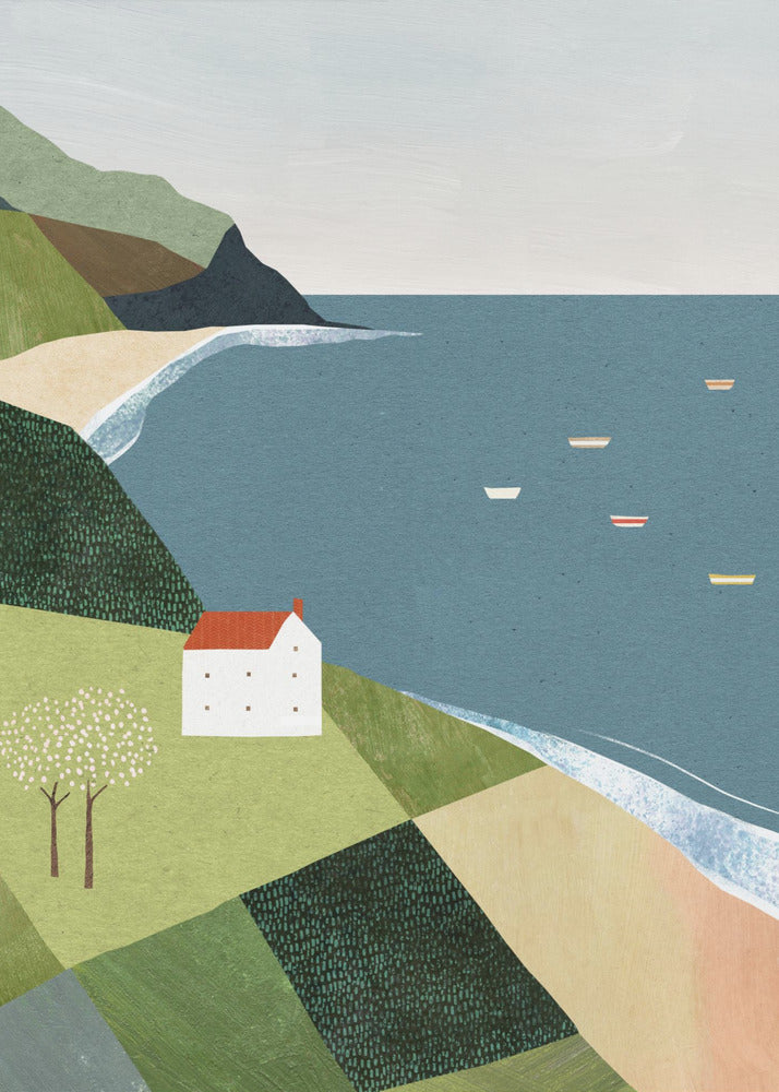 Haus auf der Klippe | Leinwand-Bilder