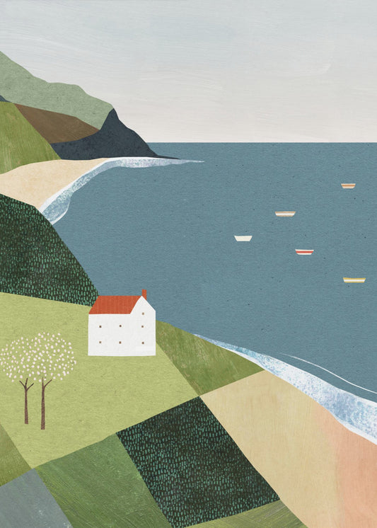 Haus auf der Klippe | Leinwand-Bilder