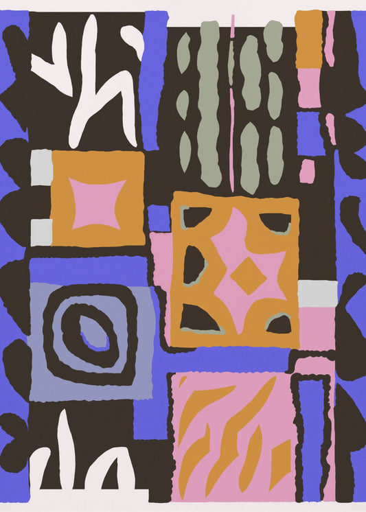 Bunte Geometrie | Poster