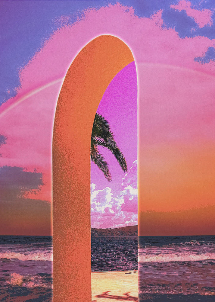 Portaalin Vaporwave | Canvastaulut