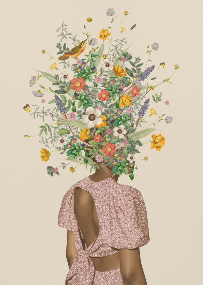 Wildflower bouquet | Canvas