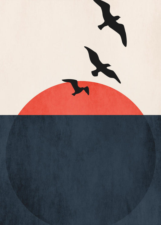 Sonnenuntergangsbrise | Poster