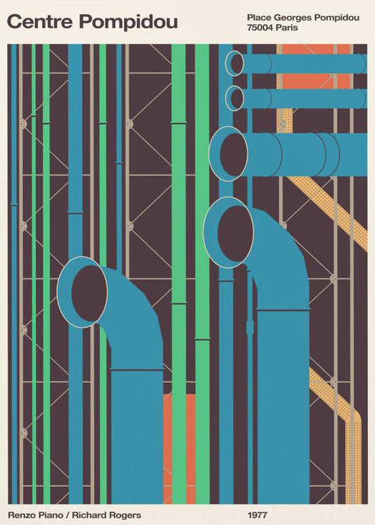 Pompidou | Canvastaulut