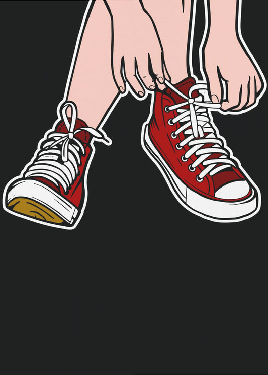 Binden Sie Ihre Schnürsenkel | Leinwand-Bilder