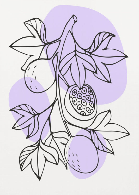 Frutas Boho #1 | Posters  - Impresiones de Arte
