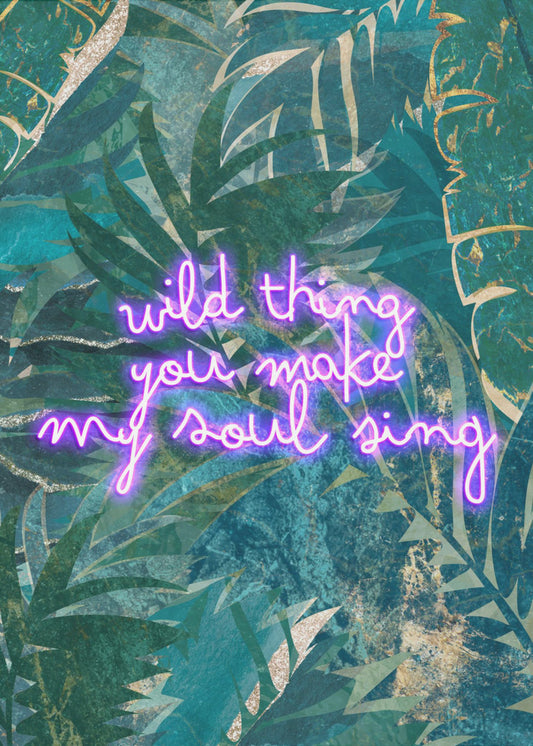 Neonviidakon typografia | Canvastaulut