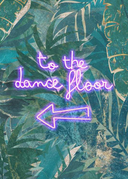 Tanssilattia vasemmalle | Canvastaulut